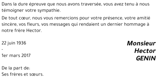 Hector GENIN
