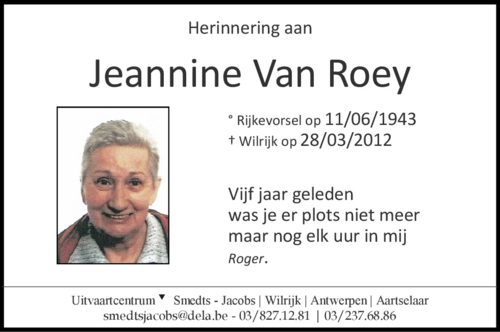 Jeannine Van Roey