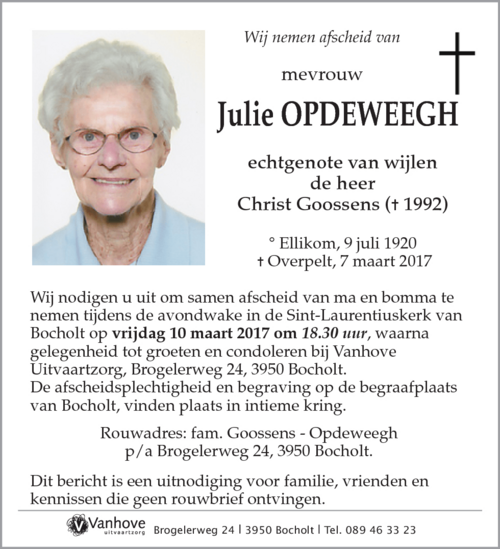Julie Opdeweegh