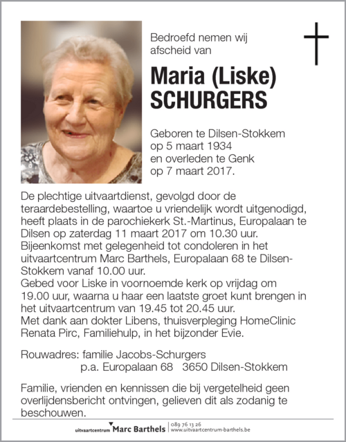 Maria Schurgers