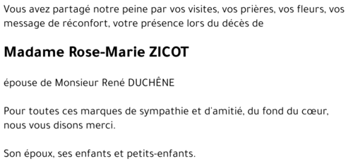 Rose-Marie ZICOT