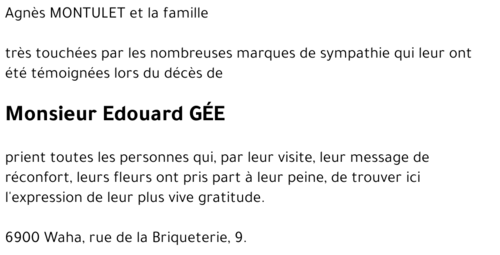 Edouard GÉE