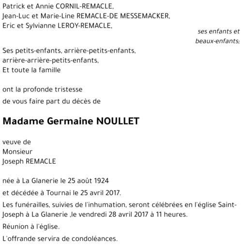 Germaine NOULLET
