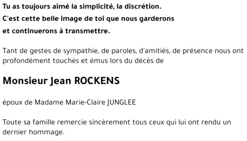Jean ROCKENS