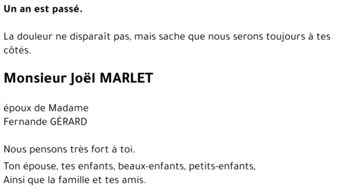 Joël MARLET