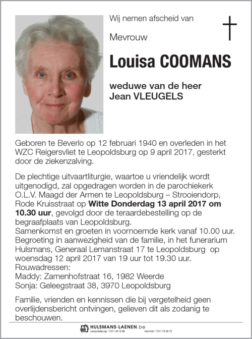 Louisa Coomans
