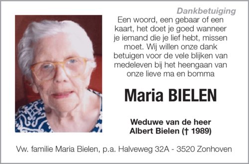 Maria Bielen