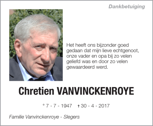 Chretien Vanvinckenroye