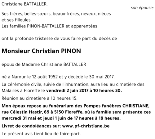 Christian PINON