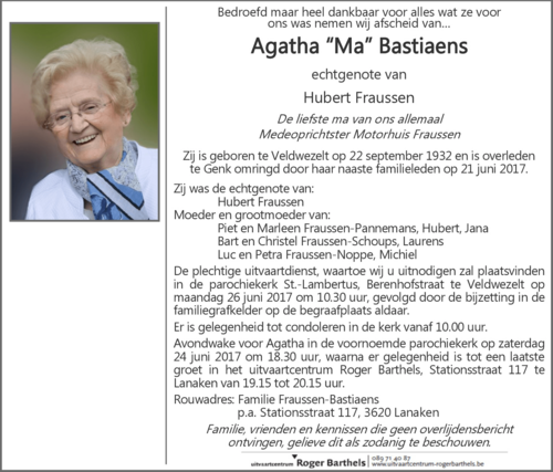 Agatha Bastiaens