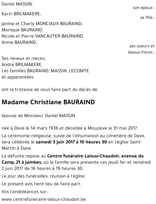 Christiane BAURAIND