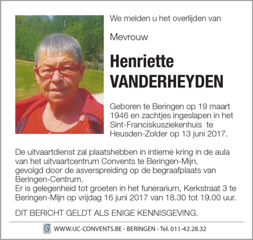 Henriette Vanderheyden