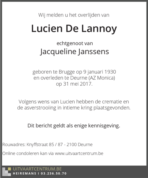 Lucien De Lannoy