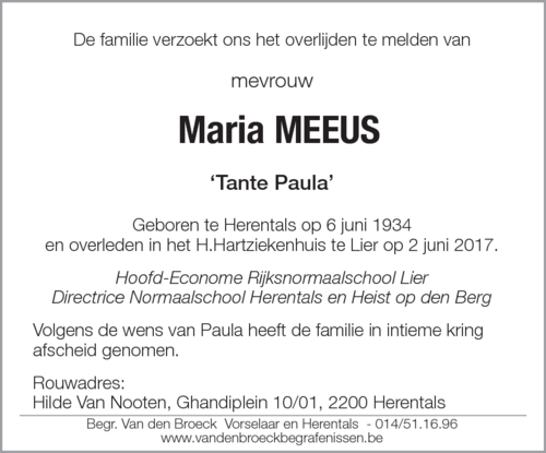 Maria Meeus