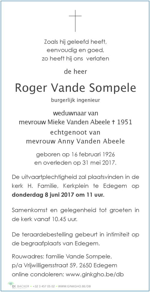 Rogier Vande Sompele
