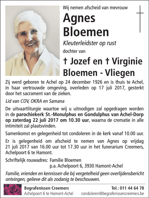 Agnes Bloemen