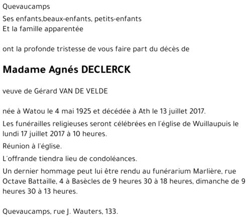 Agnés Declerck