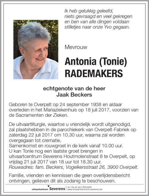 Antonia Rademakers