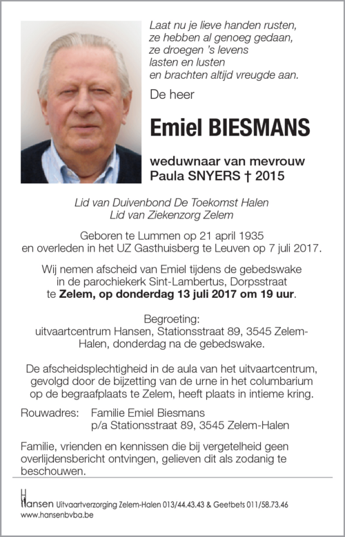 Emiel BIESMANS