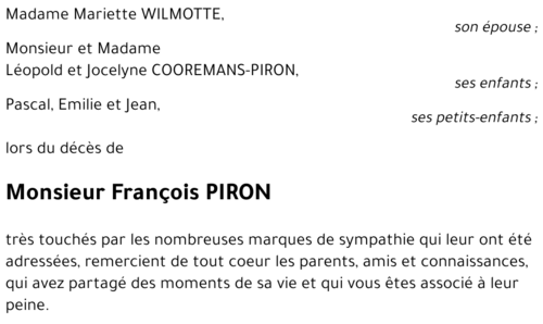 François PIRON
