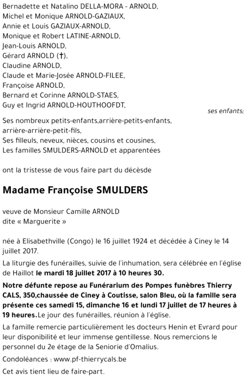Françoise SMULDERS