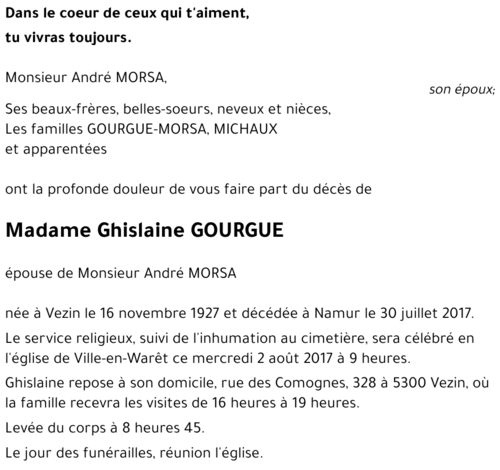 Ghislaine GOURGUE