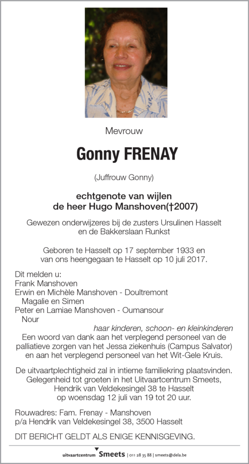Gonny Frenay