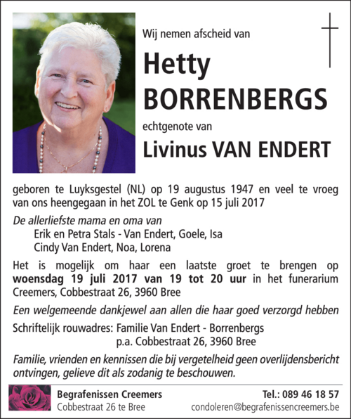 Hetty Borrenbergs