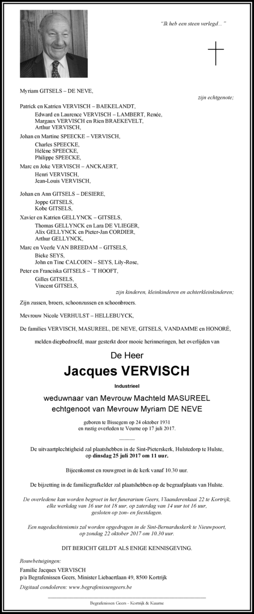 Jacques VERVISCH