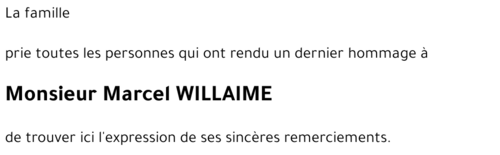 Marcel WILLAIME