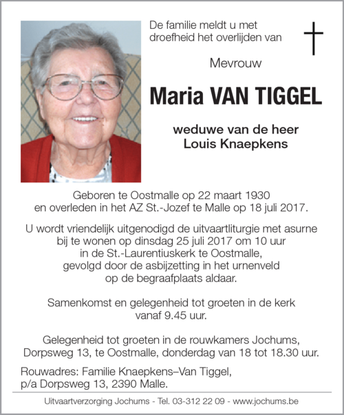 Maria Van Tiggel