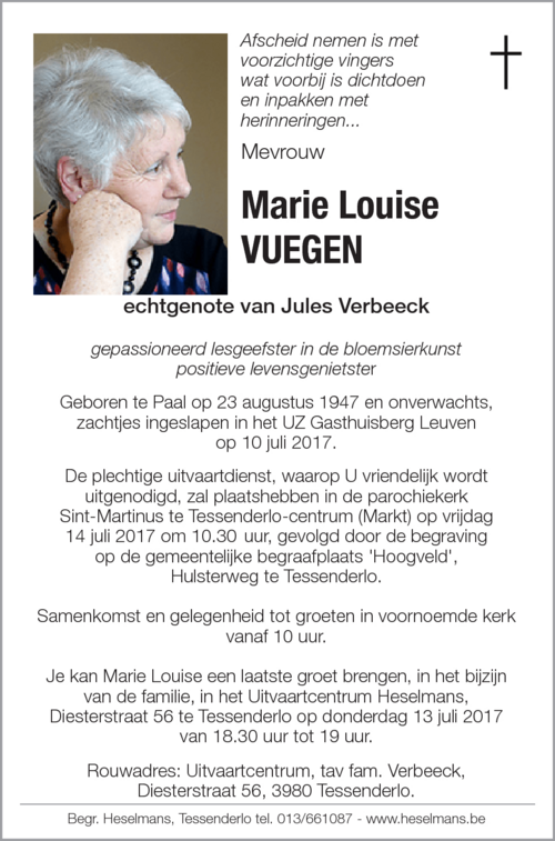 Marie Louise Vuegen