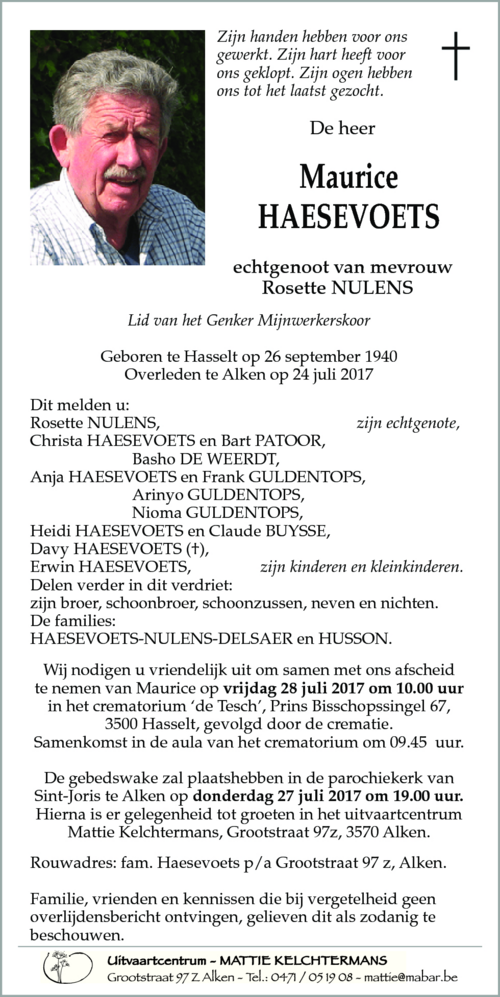 Maurice HAESEVOETS