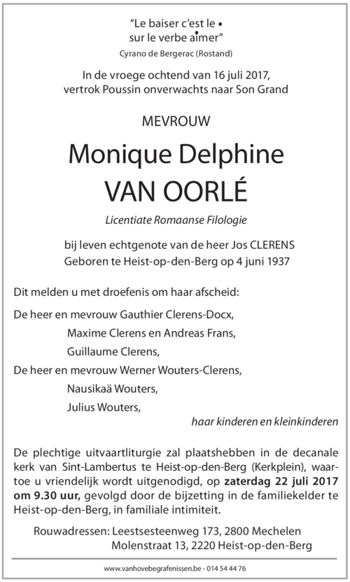 Monique Delphine Van Oorlé