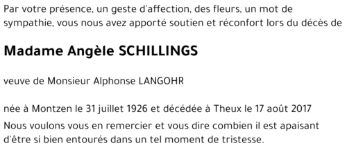 Angèle SCHILLINGS