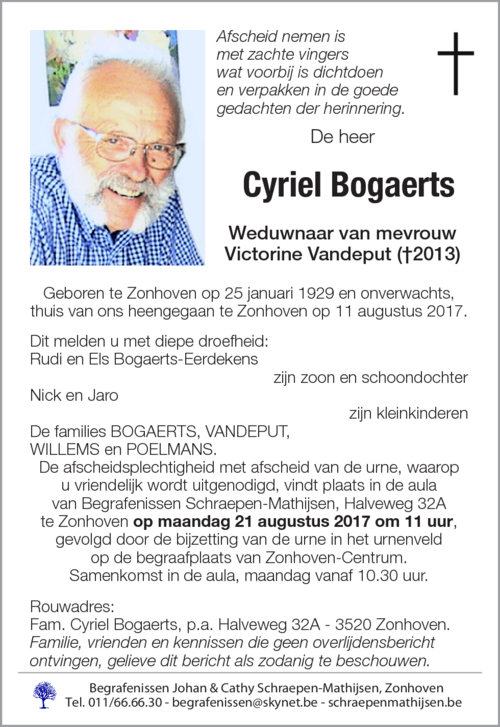 Cyriel Bogaerts