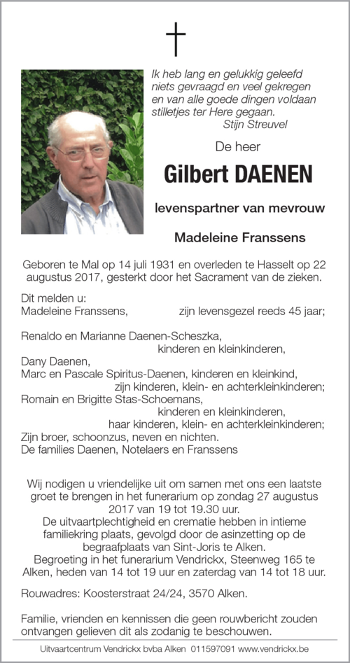 Gilbert DAENEN