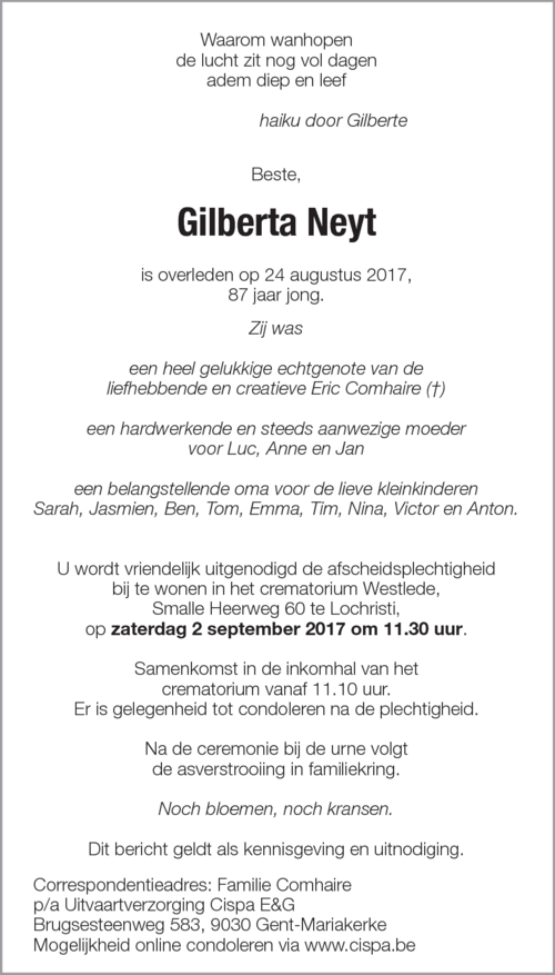Gilberta Neyt