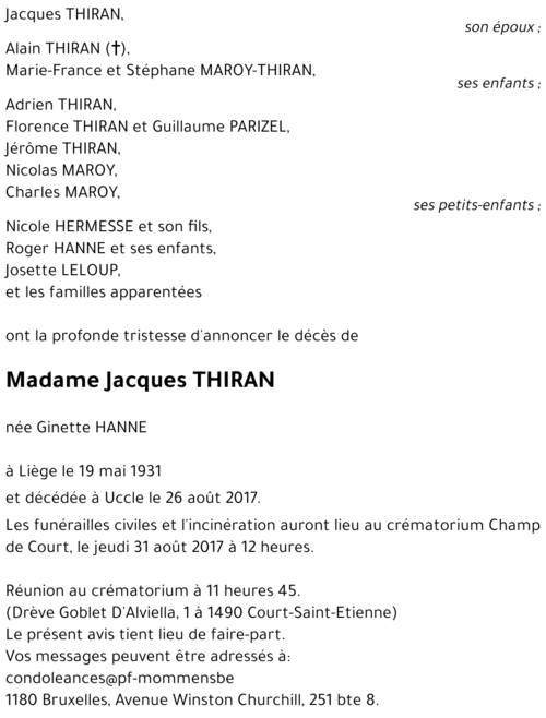Jacques THIRAN