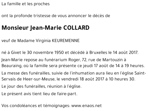 Jean-Marie COLLARD
