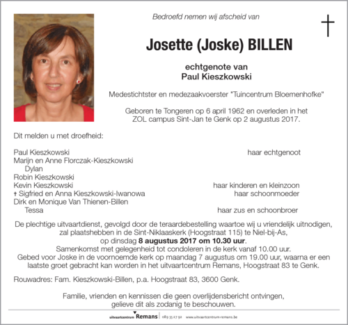 Josette (Joske) Billen