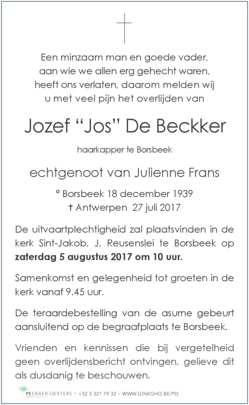 Jozef De Beckker