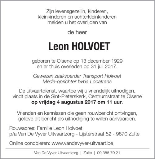 Leon Holvoet