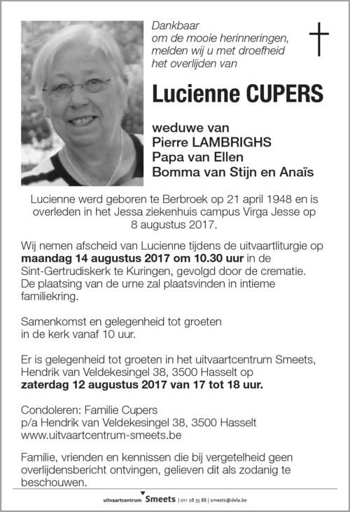 Lucienne Cupers