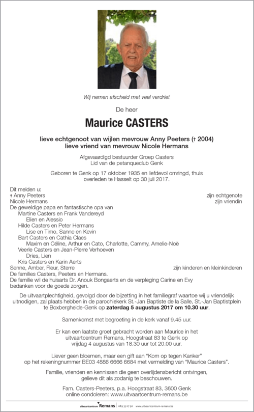Maurice Casters