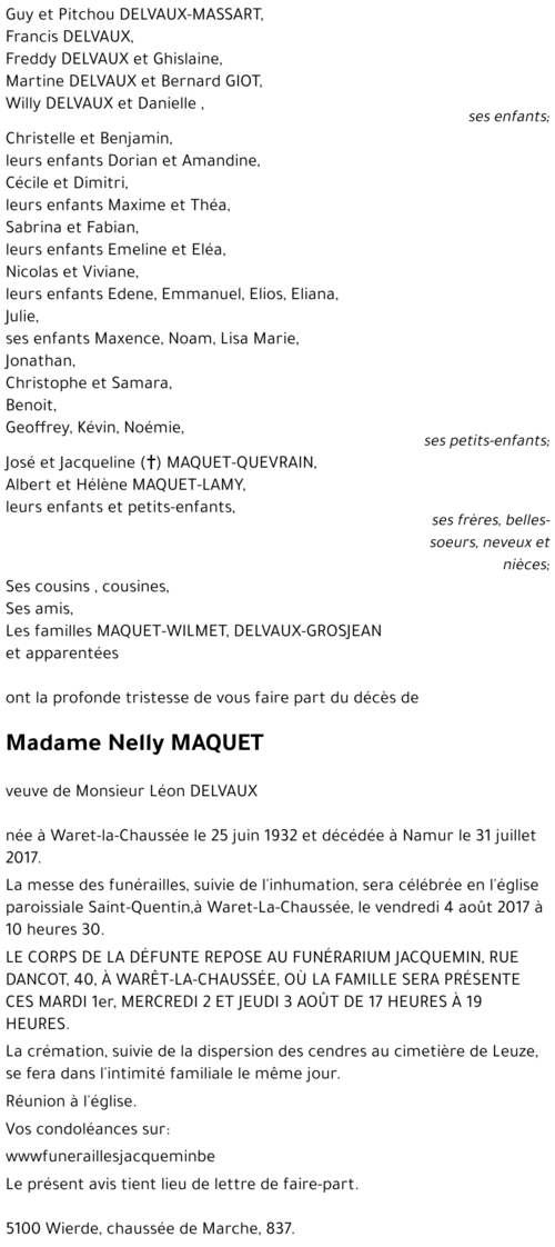 Nelly MAQUET