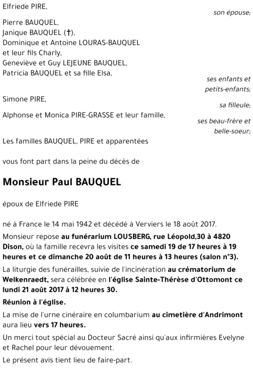 Paul BAUQUEL