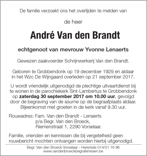 André Van den Brandt
