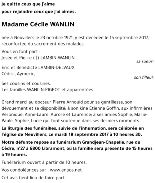 Cécile WANLIN