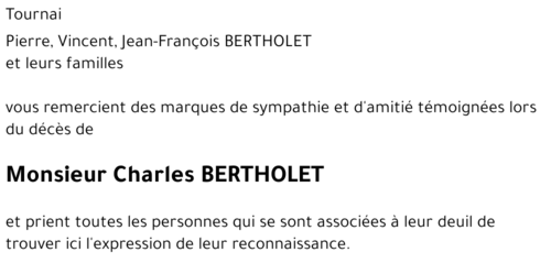 Charles BERTHOLET